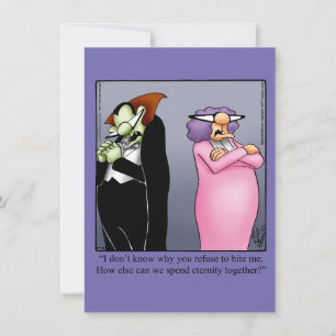 Funny Halloween Humour Carte de voeux