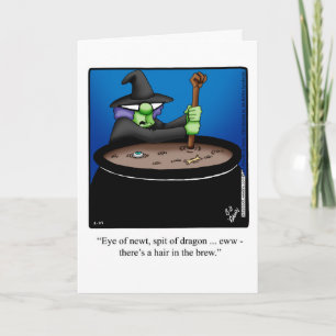 Funny Halloween Humour Carte de voeux