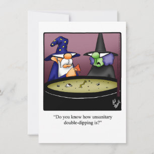 Funny Halloween Humour Carte de voeux