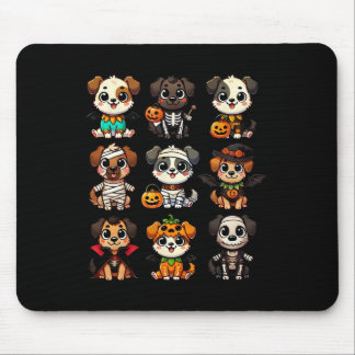 Funny Halloween Hunde Ghost Pumpkin Spooky Saison Mousepad