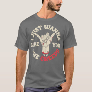 Funny Halloween ich will dir nur die Krippen geben T-Shirt