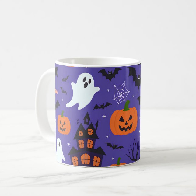 Funny Halloween Kaffeetasse (Vorderseite Links)