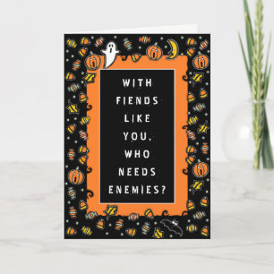 Funny Halloween Karte