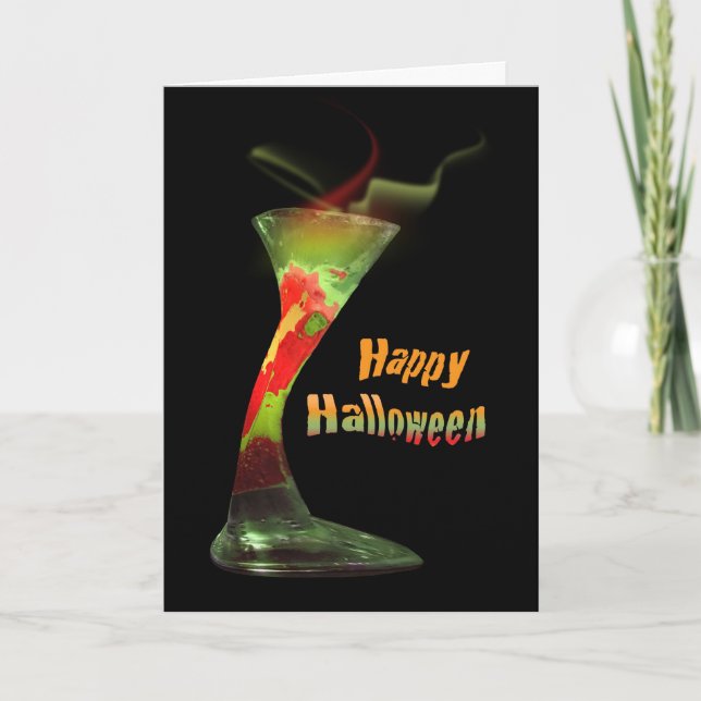 Funny Halloween Karte (Vorderseite)