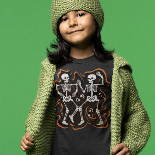 Funny Halloween Kids tanzt Skelett T-Shirt