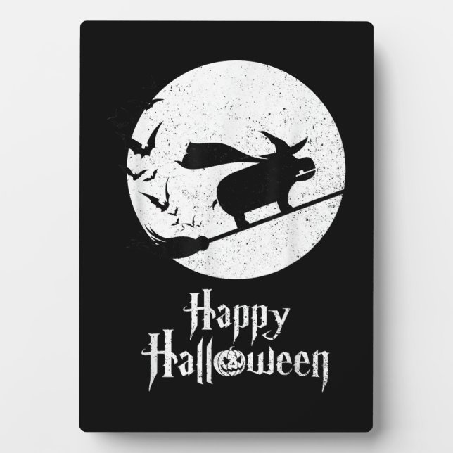 Funny Halloween Kostüm Hexe Hippo Lover Geschenk Fotoplatte (Vorderseite)