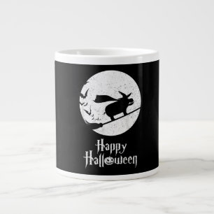 Funny Halloween Kostüm Hexe Hippo Lover Geschenk Jumbo-Tasse