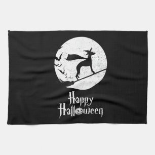 Funny Halloween Kostüm Hexe WHIPPET Dog Lover Gi Geschirrtuch