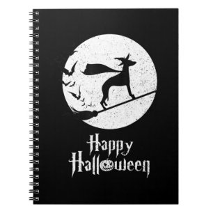 Funny Halloween Kostüm Hexe WHIPPET Dog Lover Gi Notizblock