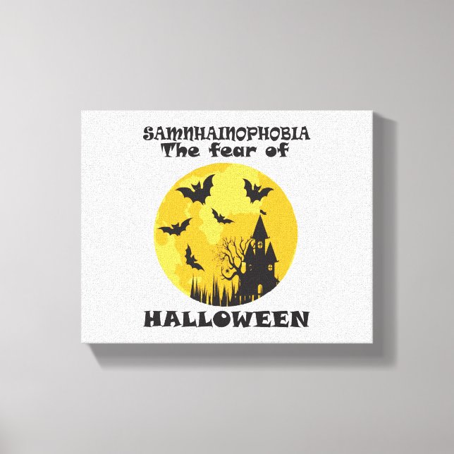 Funny Halloween Leinwanddruck (Vorderseite)