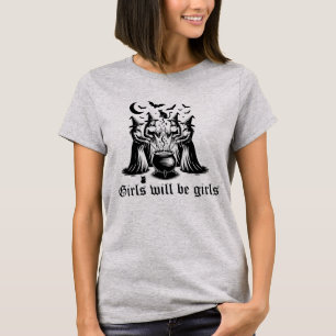 FUNNY HALLOWEEN MÄDCHEN WERDEN MÄDCHEN WERDEN. T-Shirt