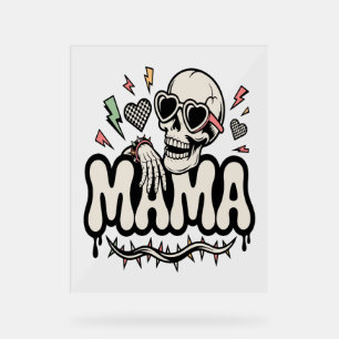 Funny Halloween Mama Cool Skull