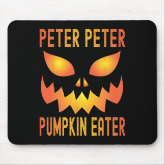 Funny Halloween Matching Costume Peter Pumpkin Eat Mousepad
