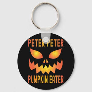 Funny Halloween Matching Costume Peter Pumpkin Eat Schlüsselanhänger
