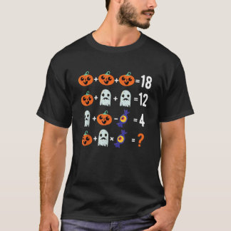 Funny Halloween Math Problem T Shirt