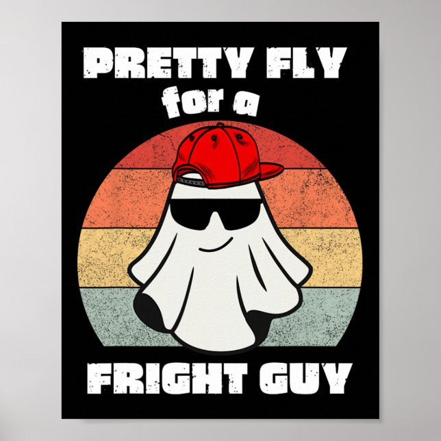 Funny Halloween Niedlich Ghost Spooky Funny Hallow Poster (Vorne)
