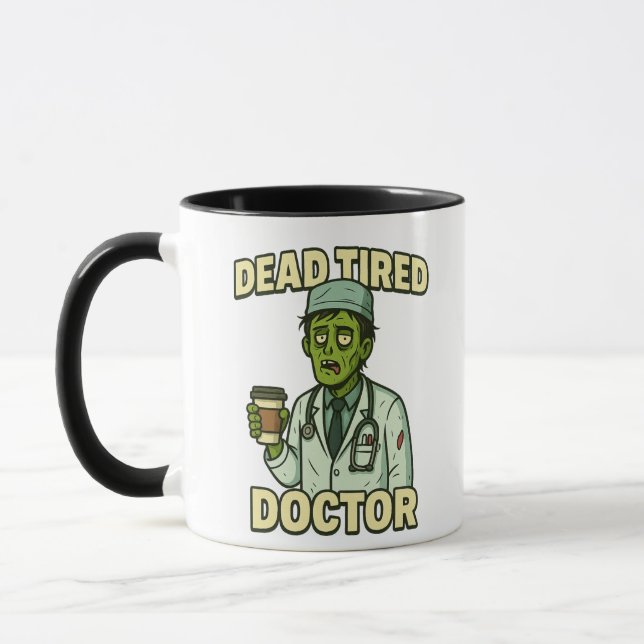 Funny Halloween Operation Tasse (Links)