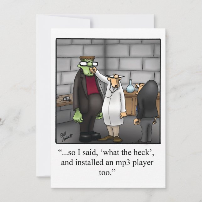 Funny Halloween Party Einladung (Vorderseite)