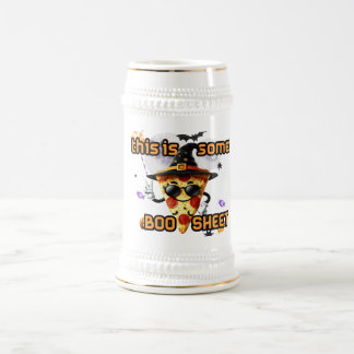 Funny Halloween Pizza Tasse mit einer spielerische