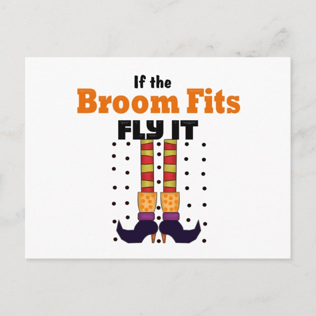 Funny Halloween Postkarte (Vorderseite)