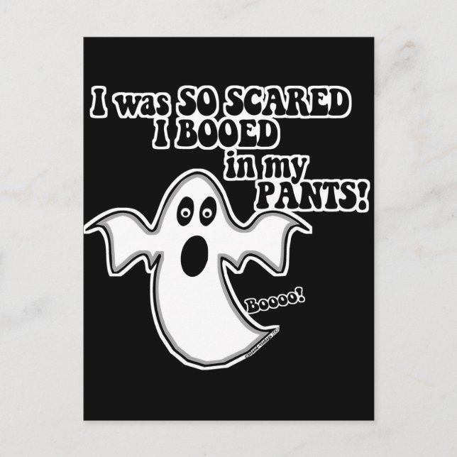 Funny Halloween Postkarte (Vorderseite)