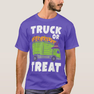 Funny Halloween Pumpkin Garbage Truck oder Leckere T-Shirt
