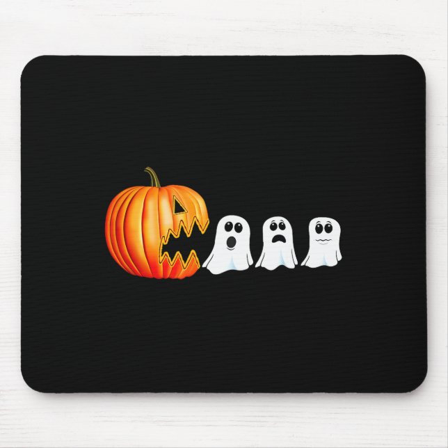 Funny Halloween Pumpkin Ghosts Jack O Lantern  Mousepad (Vorne)