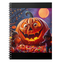 Funny Halloween Pumpkin-Notebook - Einzigartiges G Notizblock