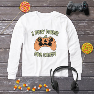 Funny Halloween Pumpkin Video Gamer Controller
