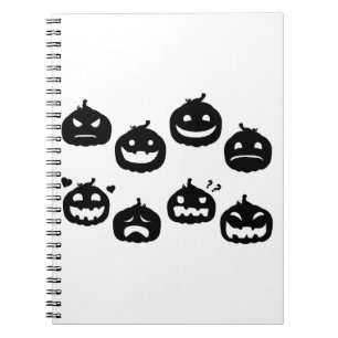 Funny Halloween Pumpkins Halloween-Party Halloween Notizblock