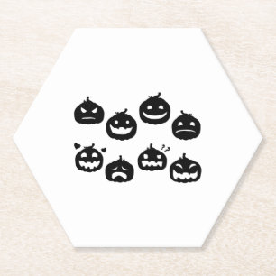 Funny Halloween Pumpkins Halloween-Party Halloween Untersetzer