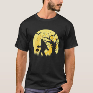 Funny Halloween Sasquatch Trick und Leckerei T-Shirt