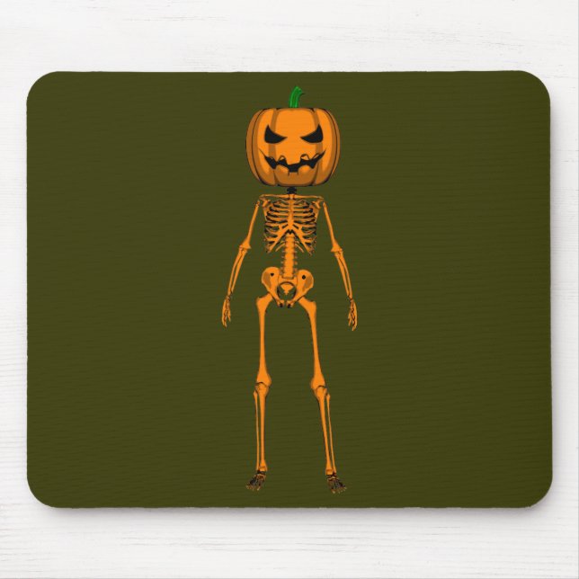 Funny Halloween Skeleton Mousepad (Vorne)