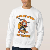 Funny Halloween Skeleton V2, Pizza Lover Foody