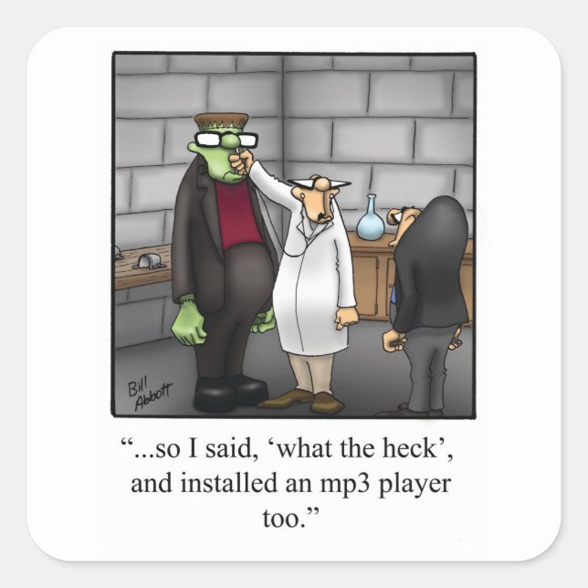 Funny Halloween Spaß Halloween Stickers (Vorderseite)