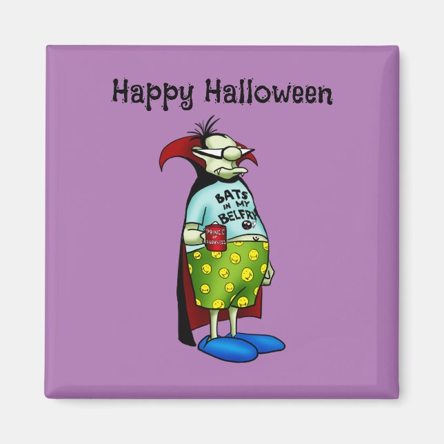 Funny Halloween Spaß Kühlschrank Magnet (Vorne)
