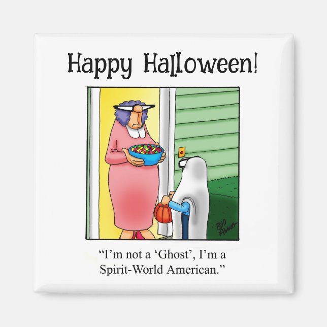 Funny Halloween Spaß Magnet (Vorne)