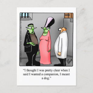 Funny Halloween Spaß Postcard Postkarte