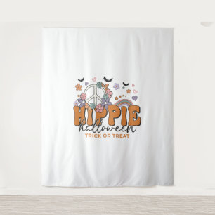 Funny Halloween Sprichwort Hippie Halloween Wandteppich