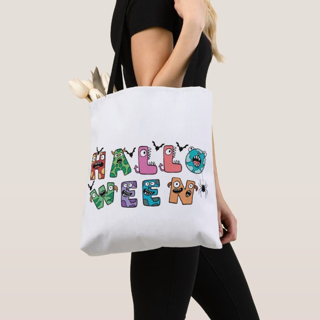 Funny Halloween Tasche (Von Nahem)