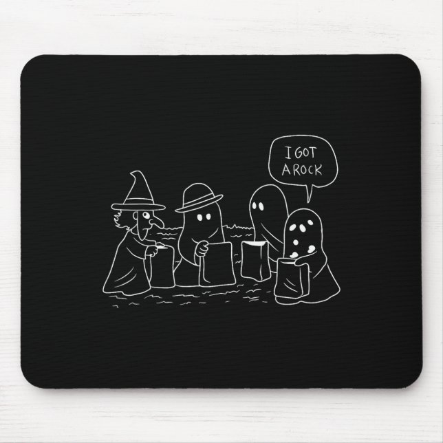 Funny Halloween Trick-or-treating Clic Ghosts Got  Mousepad (Vorne)