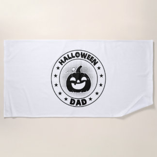 Funny Halloween Vater Halloween Pumpkin Strandtuch