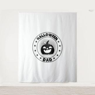 Funny Halloween Vater Halloween Pumpkin Wandteppich