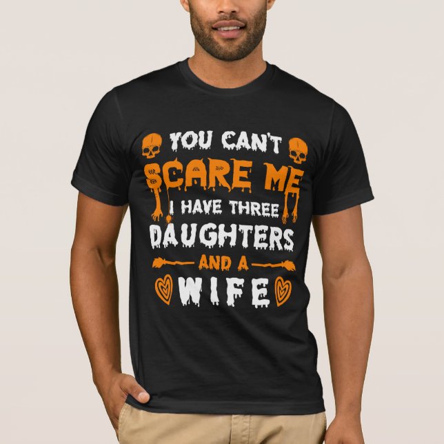 Funny Halloween Vater Shirt | Spooky Family T-Shir (Vorderseite)
