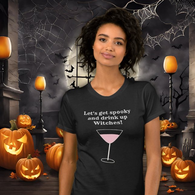 Funny Halloween Witz Spooky Cocktail Frauen T-Shirt (Von Creator hochgeladen)