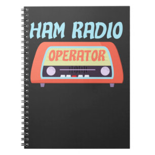 Funny Ham Radio Operator Geschenk Notizblock