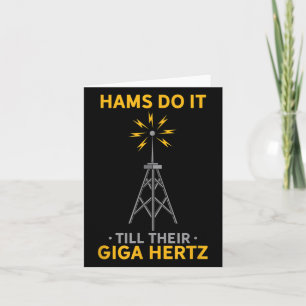 Funny Ham Radio Quote Amateur Operator Enthusiaste Karte