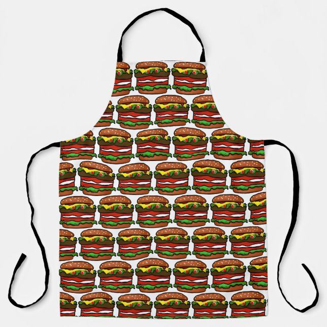 Funny Hamburger PAO Schürze (Vorderseite)