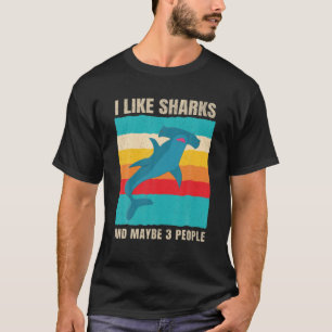 Funny Hammerhead Hai für Kinder Männer Frauen Tier T-Shirt