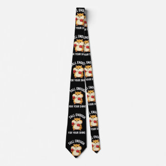 Funny Hamster Boxing Tall Enough for Your Shins  Krawatte
